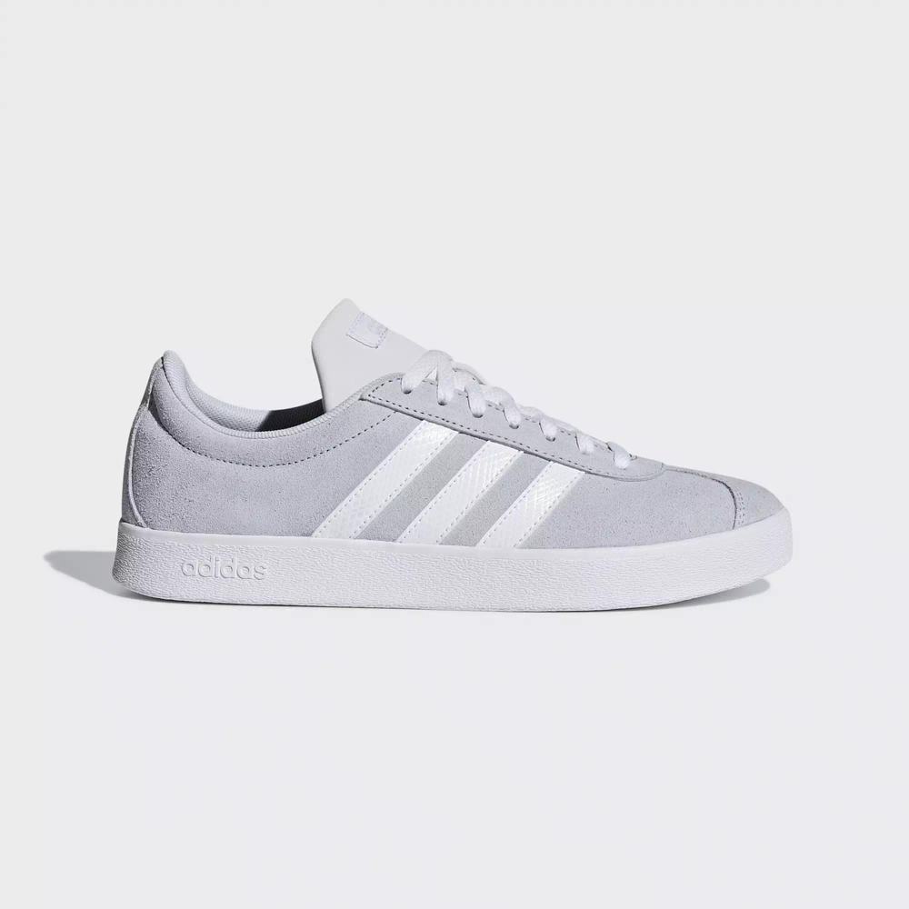 Adidas VL Court 2.0 Tenis Azules Para Mujer (MX-55256)